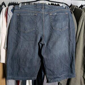 BAGGY Y2K RockRevival-style women's denim shorts